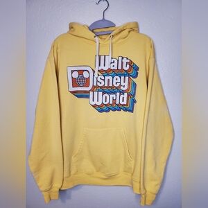 Disney Yellow Hoodie with Walt Disney World Logo